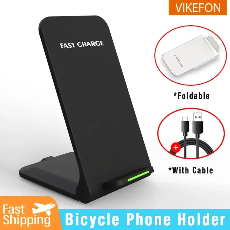 30W Wireless Charger For iPhone 15 14 13 12 Pro Max Phone Stand Fast Charging Charger for Samsung Note 20/10 S21 Ultra Foldable