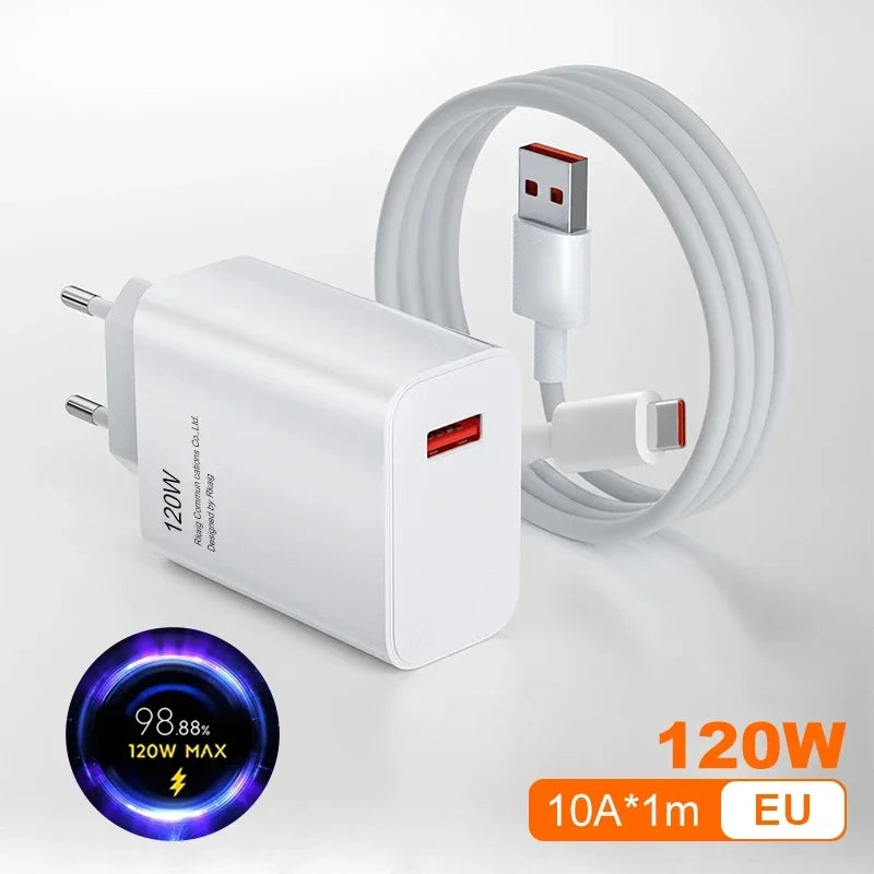Original Xiaomi 120W 67W Charger Gan ES US Hyper Fast Charging Adapter Type C Cable Mi 13T 12T Redmi Note 13 12 Pro Plus 5G