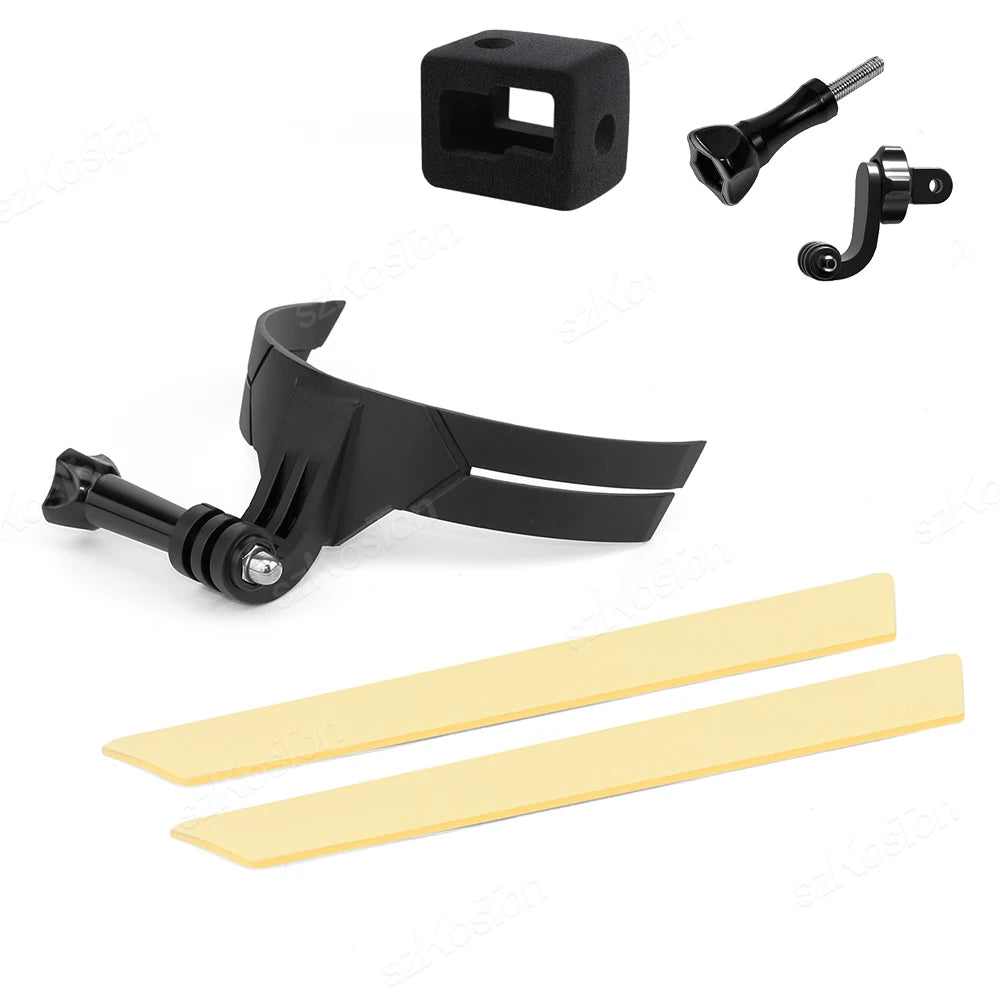 Motorcycle Helmet Chin Stand Mount Holder for DJI Action 5 4 Full Face Holder for GoPro 13 12 11 10 9 8 Action Camera Accessory