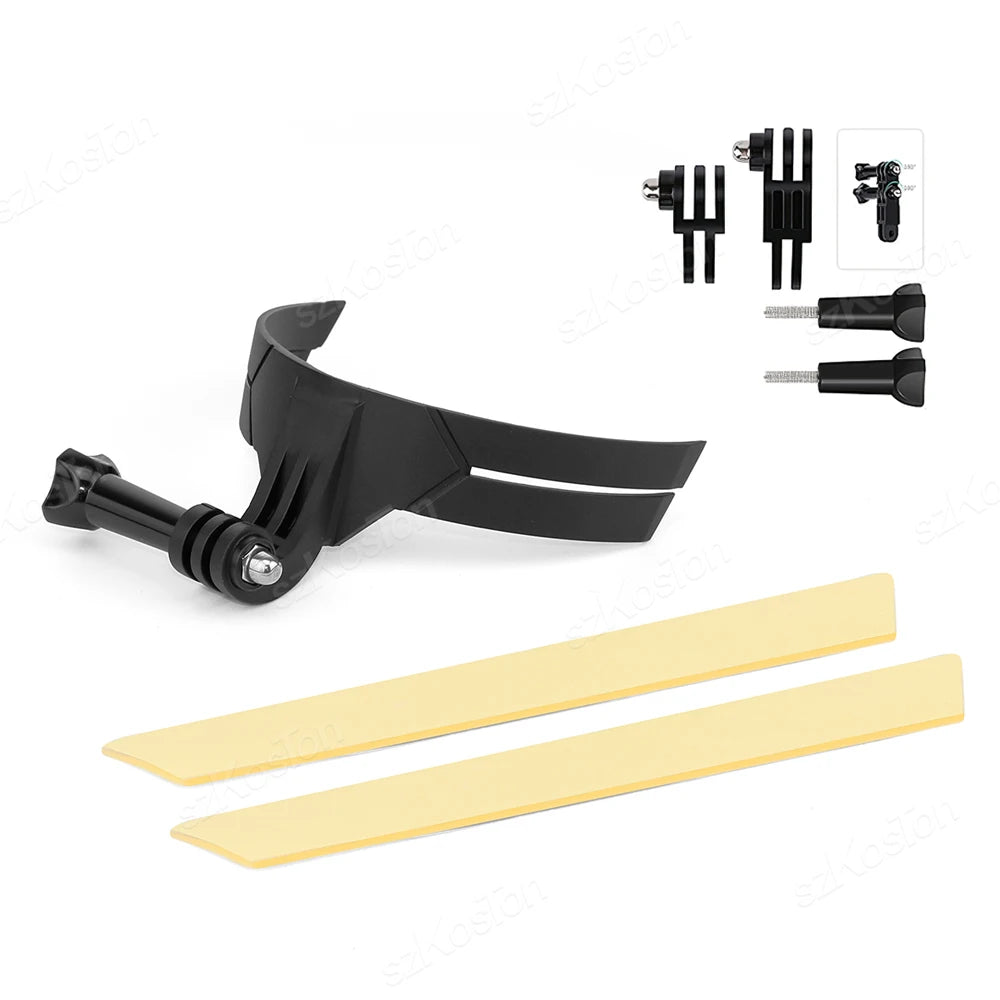 Motorcycle Helmet Chin Stand Mount Holder for DJI Action 5 4 Full Face Holder for GoPro 13 12 11 10 9 8 Action Camera Accessory