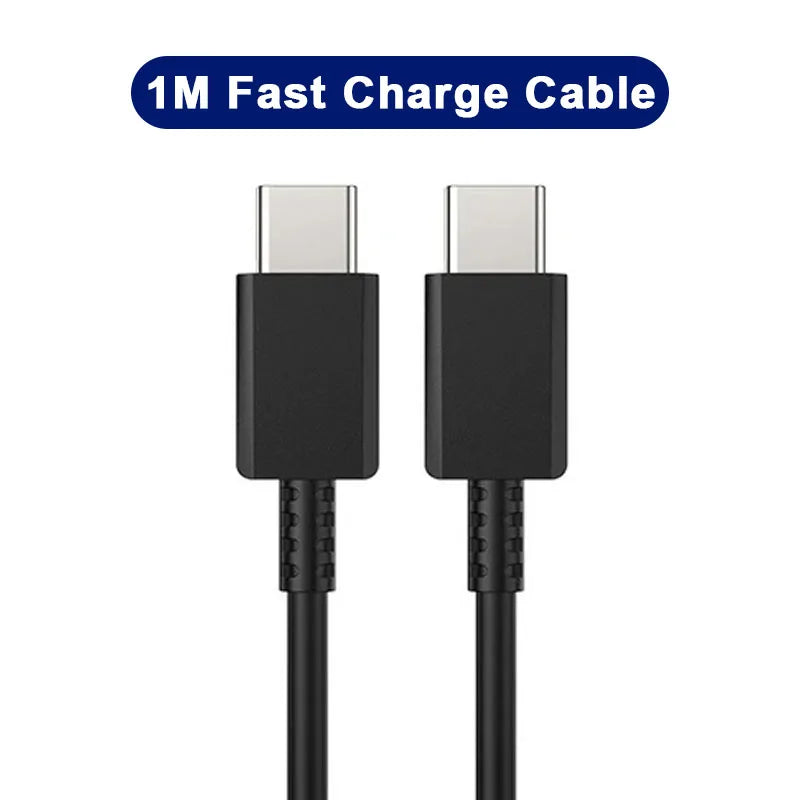 PD 25W USB C Charger Quick Charge 3.0 Super Fast Charging With Type C Cable For Samsung Galaxy S23 S22 S21Ultra Note 20