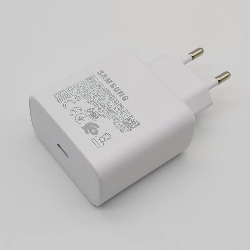 Samsung 45w Charger Super Fast Charge Adapter 1.8M Type C For Galaxy S24 S23 S22 S21 S20 Note 20 Ultra 10 Z Flip Fold 6 5 4 3 2