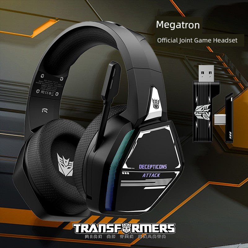 Transformers Bluetooth Headphone Head-Mounted Earmuffs Wireless Laptop Noise Reduction Gaming Headset New Arrival