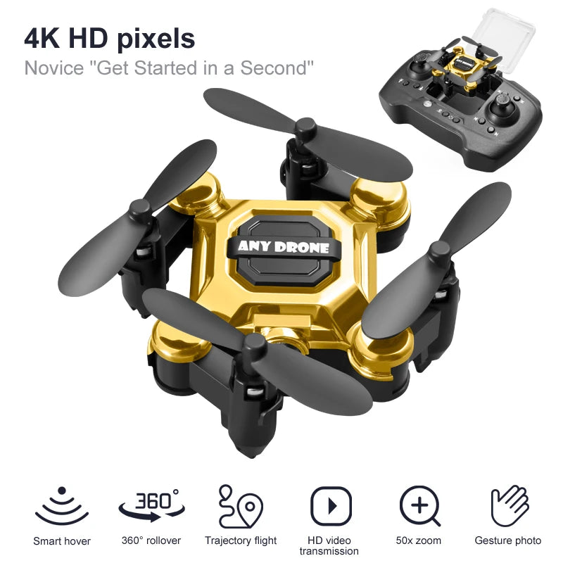 K04 Mini Folding Storage Aircraft Mini Drone Aerial Photography High Definition Explosive drone 4k profesional mavic air2