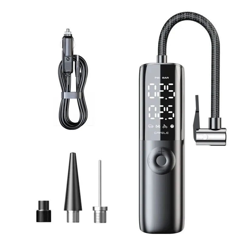 Car Tire Air Pump 12V 150PSI Air Compressor Portable Wired Electric Inflator For Car Motorcycle Bicycle with Extended Power Cord