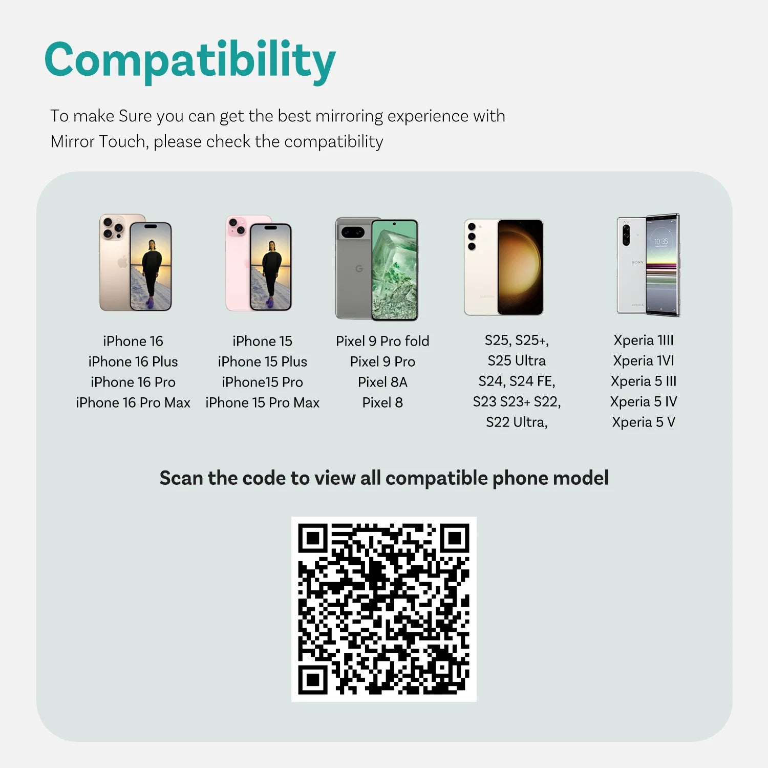 Ottocast Mirror Touch Wireless CarPlay Bi-Directional Control Car Accessories Video Box for iOS & Android Mirroring VW Audi Benz