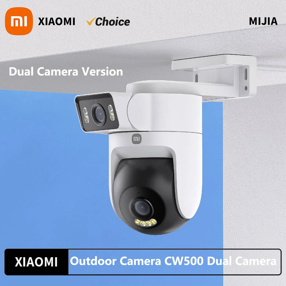 2025 NEW Xiaomi Outdoor CW500 Dual Camera Version IP66 Security Protection CCTV AI Detection Full-Color Night Vision Smart Home