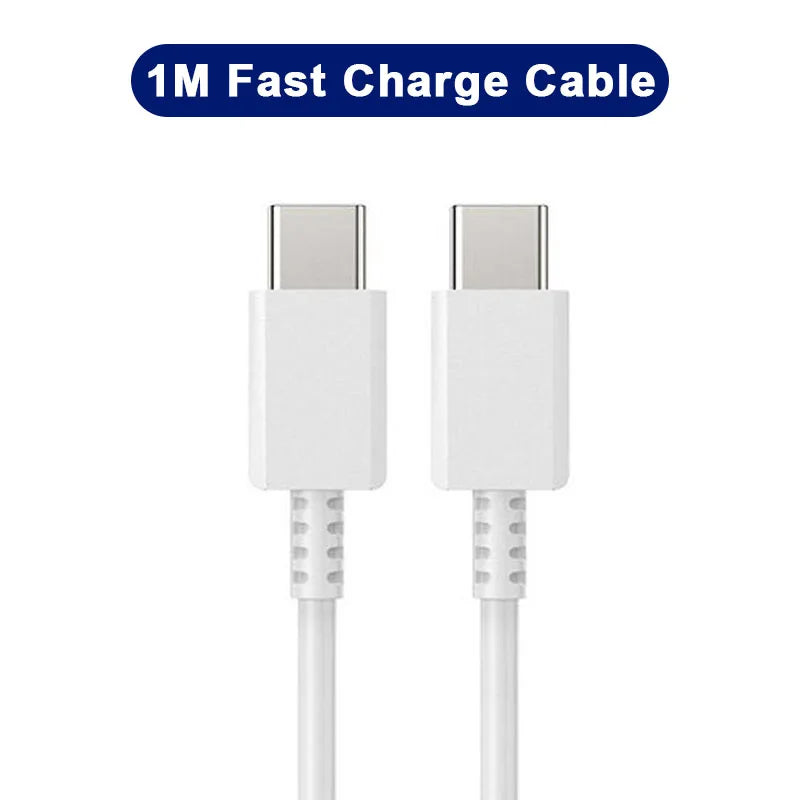 PD 25W USB C Charger Quick Charge 3.0 Super Fast Charging With Type C Cable For Samsung Galaxy S23 S22 S21Ultra Note 20