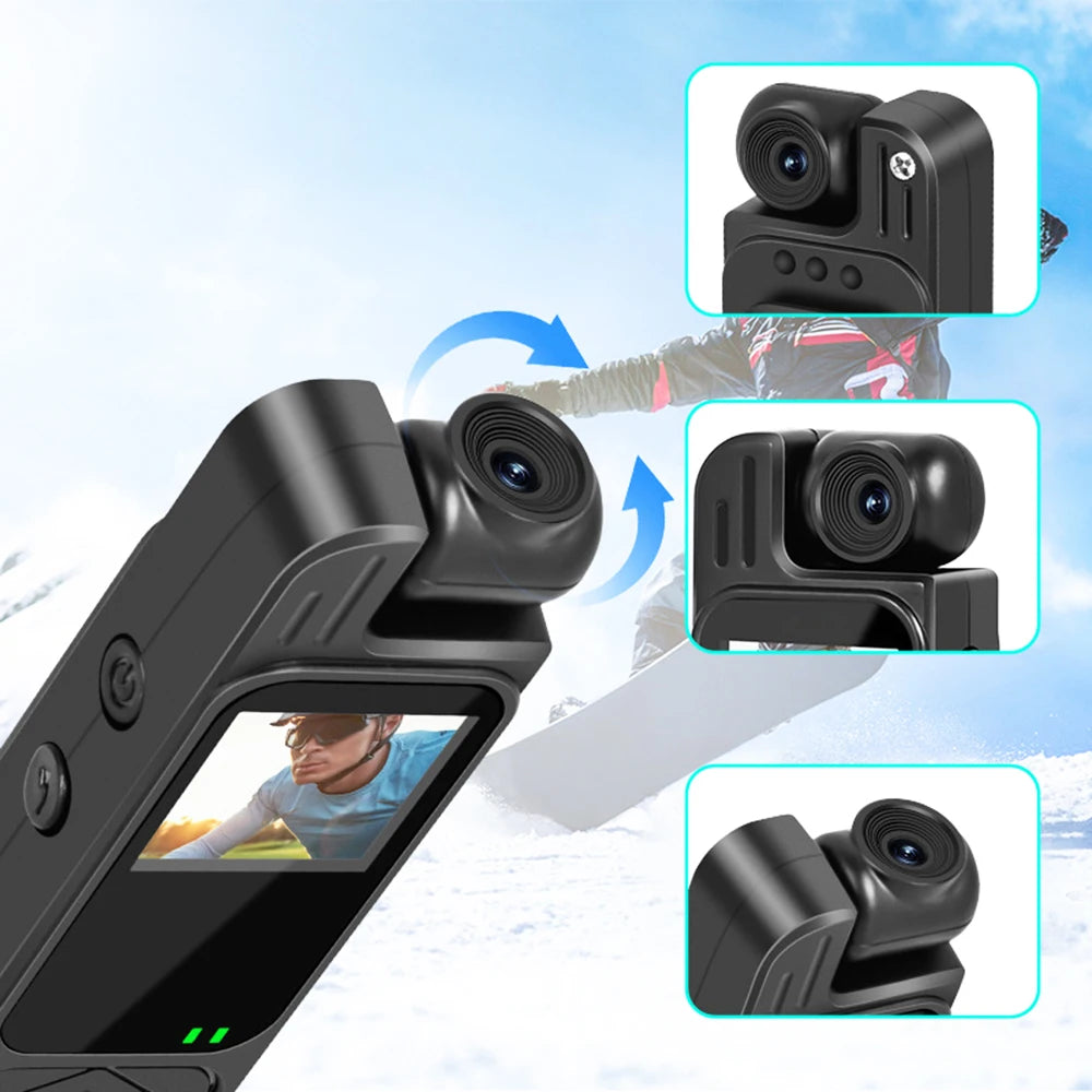 Mini Body Camera 1080P HD Sports Camera Infrared Night Vision Digital Video Recorder 1.3 Inch Bodycam Police Small Camcorder