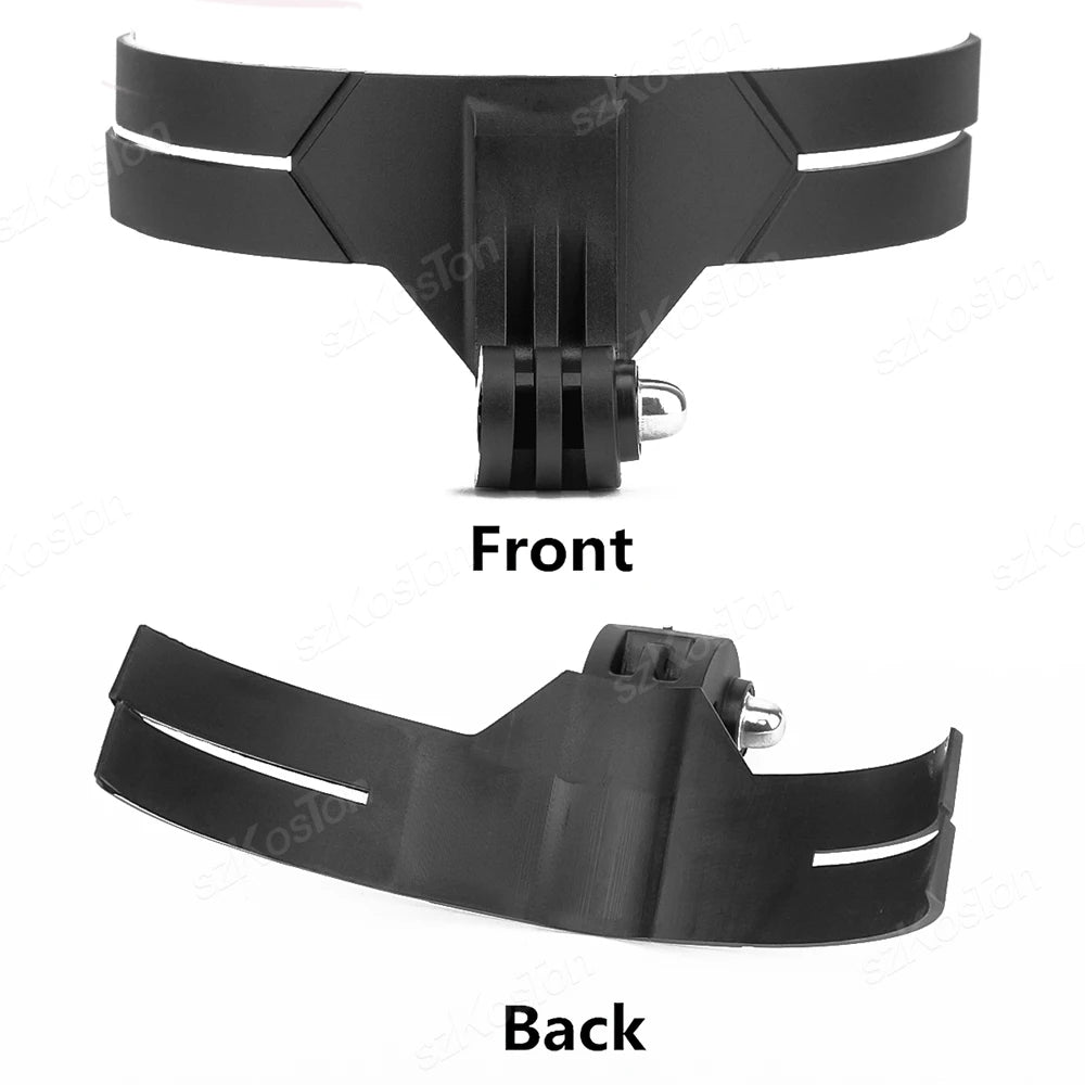 Motorcycle Helmet Chin Stand Mount Holder for DJI Action 5 4 Full Face Holder for GoPro 13 12 11 10 9 8 Action Camera Accessory