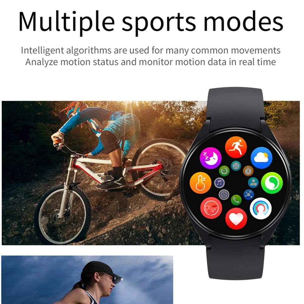 LAXASFIT 2025 New Smart Watch 6 Bluetooth Call Sports Health Monitoring Men Women Smart Watch Gift For Android IOS