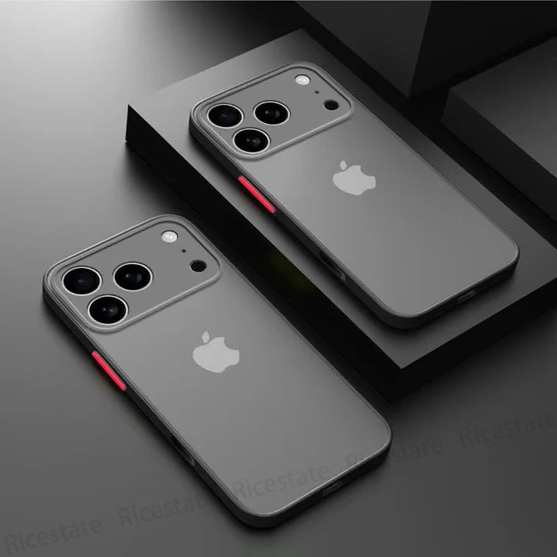 New Armor Bumper Shockproof Phone Case For Apple iPhone 17 Pro Max iphone17 Pro Max 17Pro 17 Air Silicone Hard Cover Capa