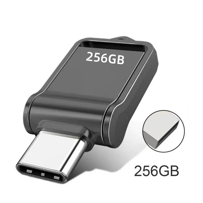 2TB USB 3.2 Flash Drive High Speed Type-C Interface Dual-Use Flash Memory 512GB 1TB Stick For Phone Windows 11 Computer