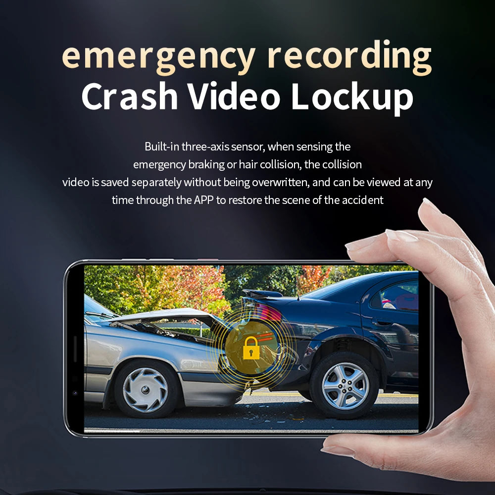 HP F969 dash cam car camera 4k HD night vision WiFi DVR video loop video parking monitoring car dashcam auto 2160 4K dash cam