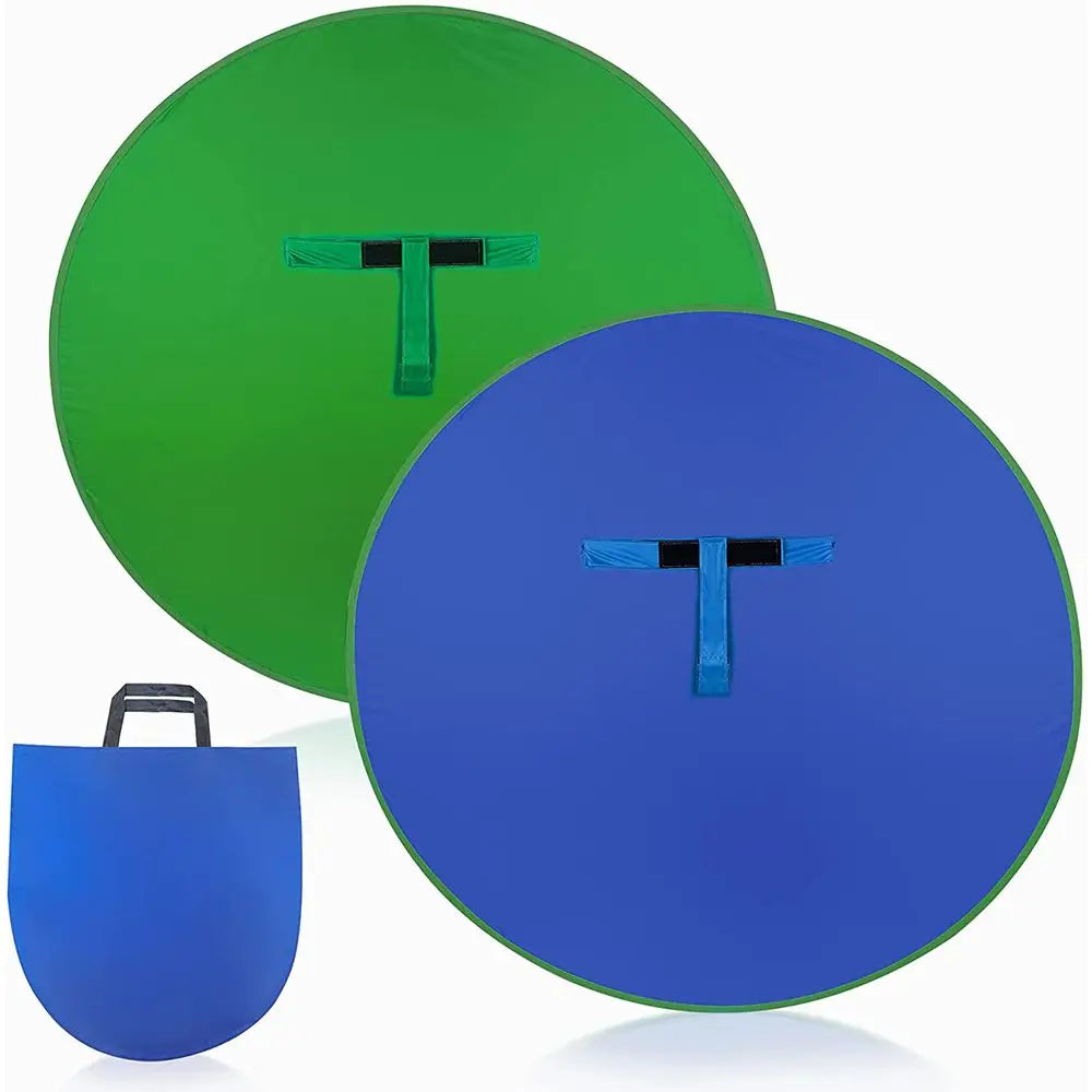 Portable Chair Foldable Chromakey Background Cloth Double Sided Backdrop Green Blue Screen