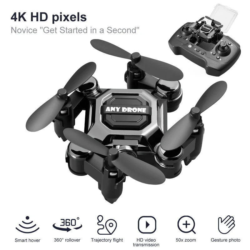 K04 Mini Folding Storage Aircraft Mini Drone Aerial Photography High Definition Explosive drone 4k profesional mavic air2