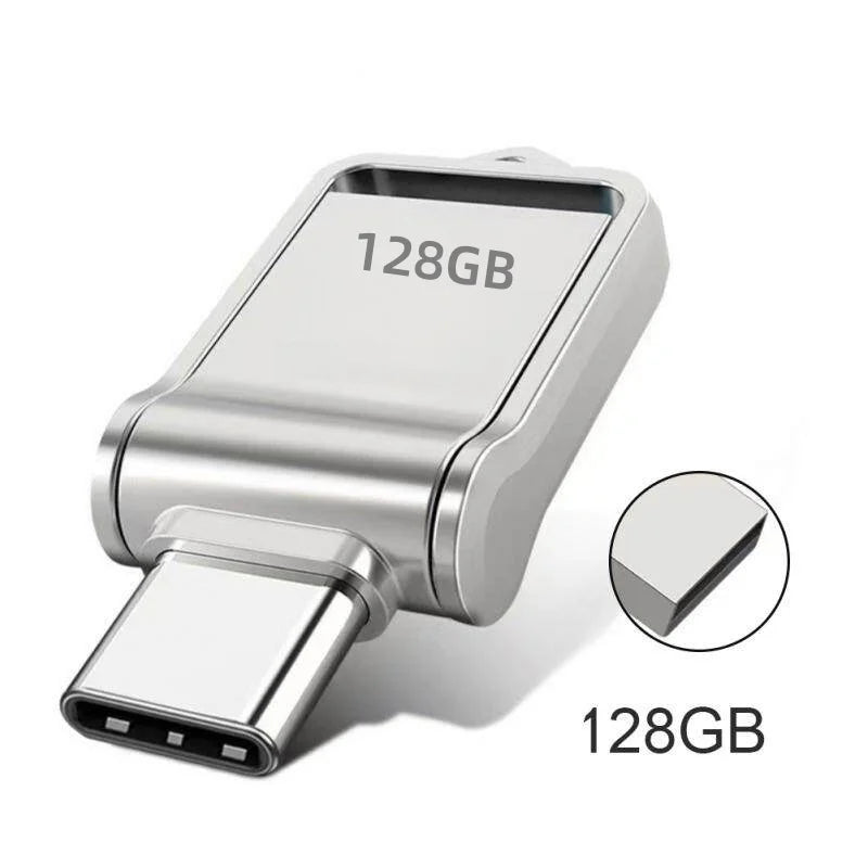 2TB USB 3.2 Flash Drive High Speed Type-C Interface Dual-Use Flash Memory 512GB 1TB Stick For Phone Windows 11 Computer