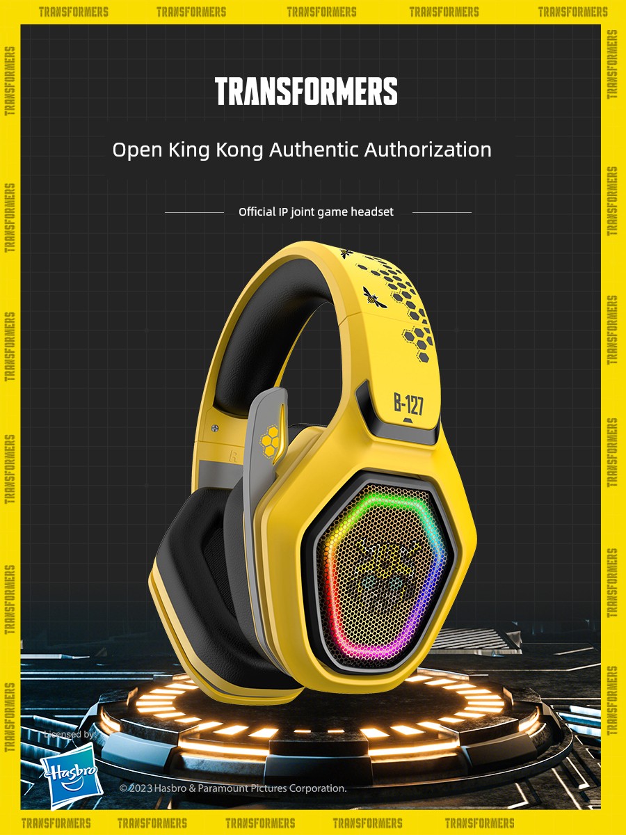 Transformers Bluetooth Headphone Head-Mounted Earmuffs Wireless Laptop Noise Reduction Gaming Headset New Arrival
