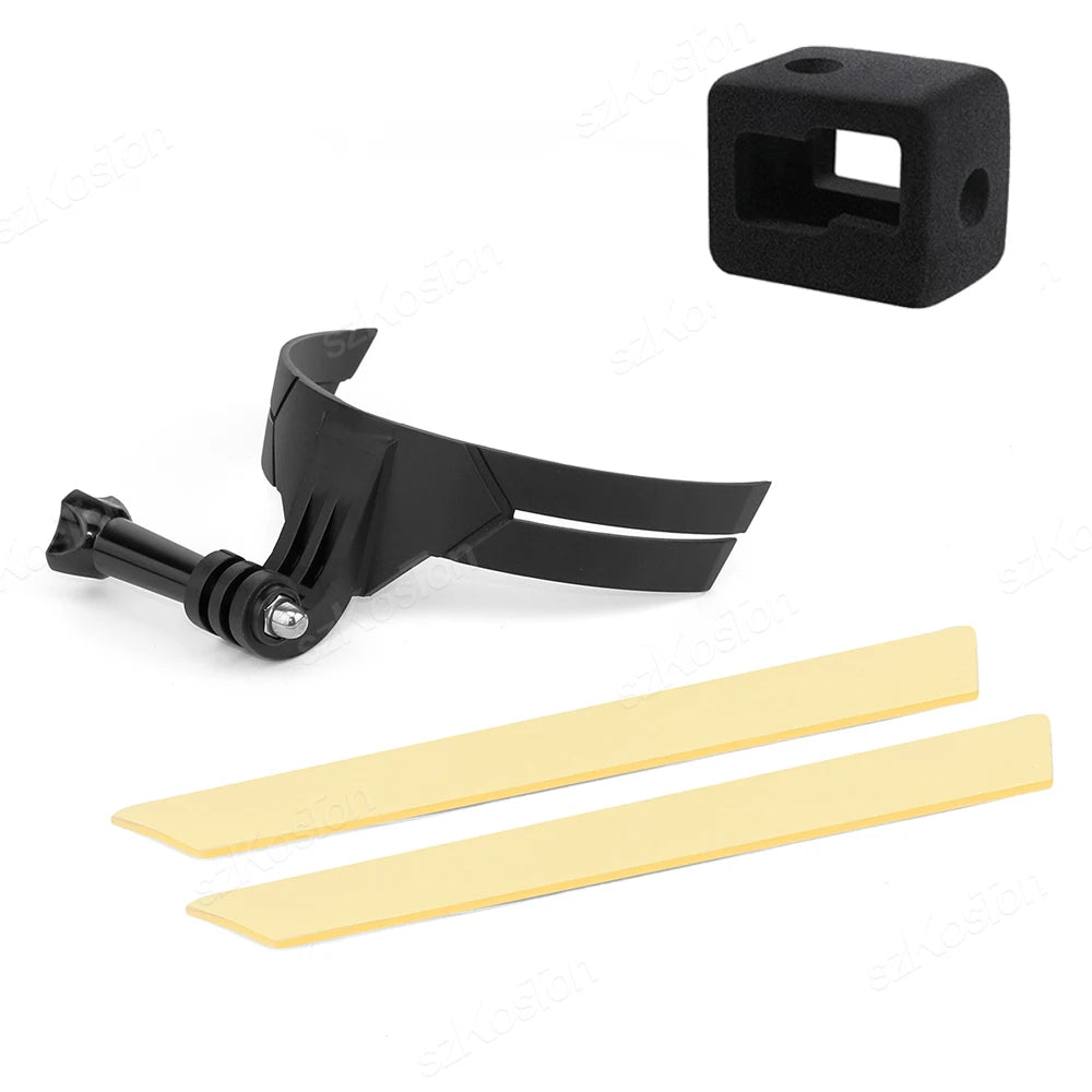 Motorcycle Helmet Chin Stand Mount Holder for DJI Action 5 4 Full Face Holder for GoPro 13 12 11 10 9 8 Action Camera Accessory
