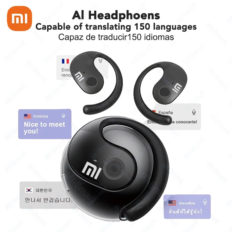 Xiaomi Translation Device Earphones Smart Earbuds Wireless Bluetooth Smart Translation Earbuds Real-time Translation Language