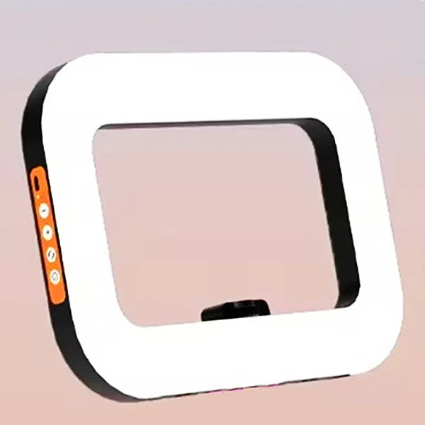 BSLIUFANG Handheld Ring LED Rechargeable Fill light Portable Mobile Phone Live Broadcast Photography Rabbit Cage Selfie Light